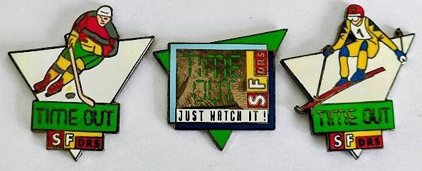 Placchette & Badge: 3 Pins Schweizer Fernsehen – Usato da Pfäffikon ZH venduto da Colacity