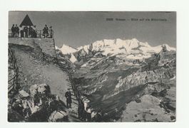 Ansichtskarte Niesen Blick Blumlisalp 1911 gelaufen