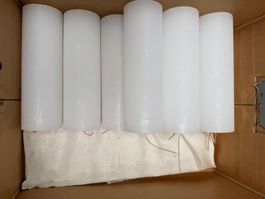 535 Posten Raureifkerzen aus Liquidation