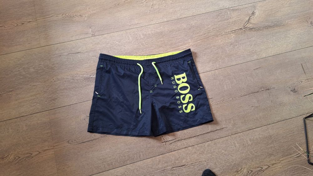 Short De Bain/boxer Homme Taille M Rouge - Élasthanne, Pack De 1, Origine France, Neuf Avec Défauts