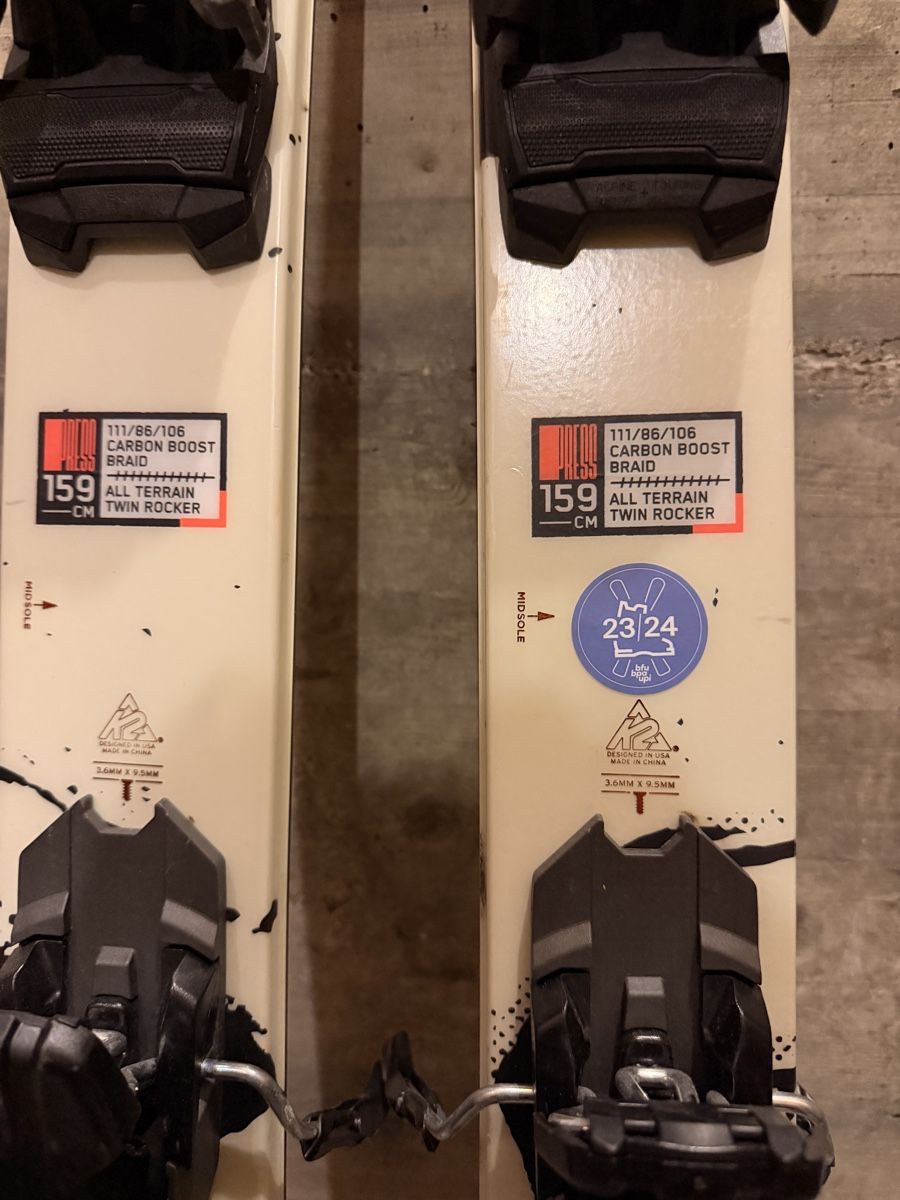 K2 Press 159 cm twin tip + attacchi Marker Free 10 (Gebraucht) in ...