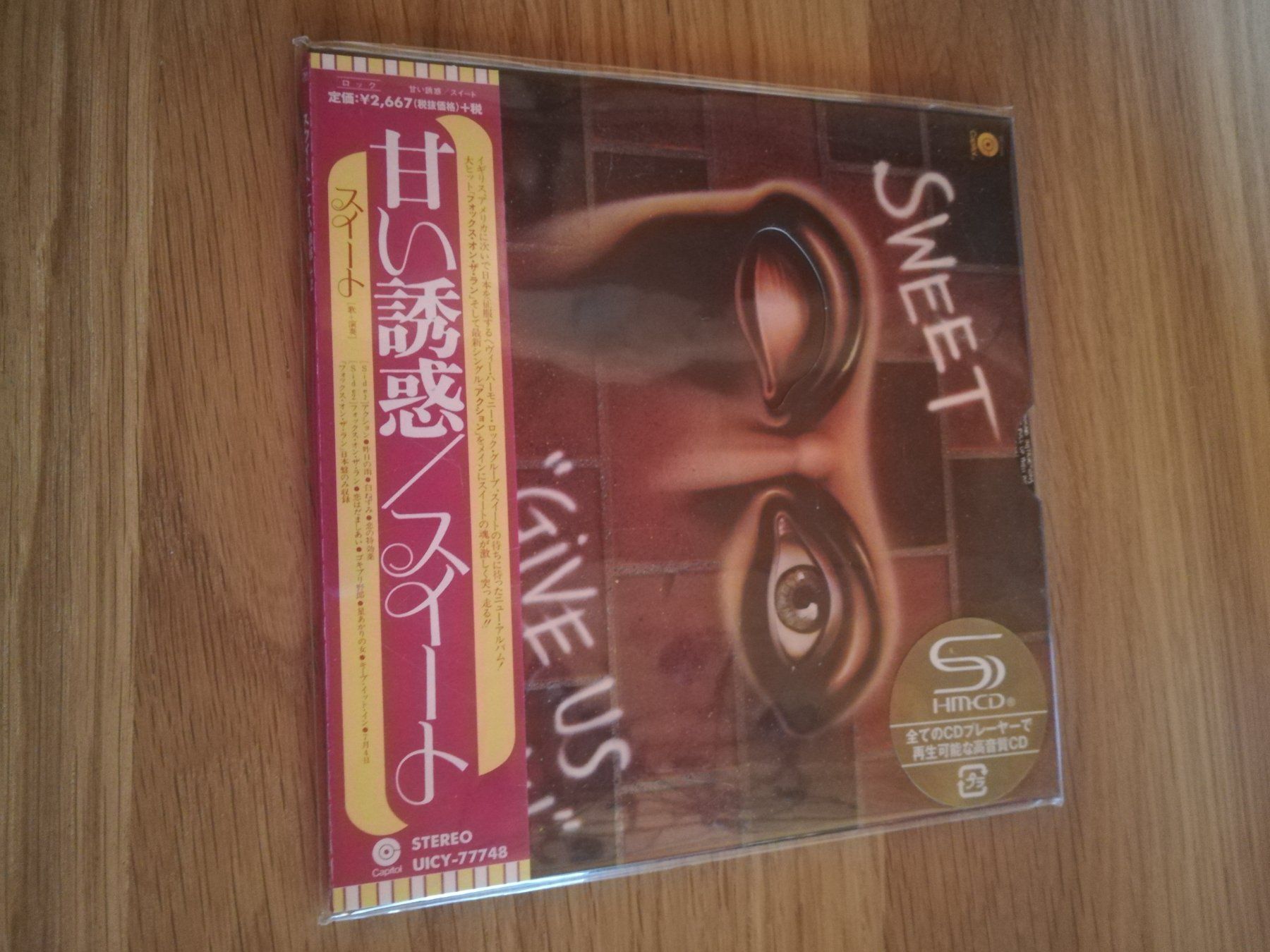 CD: SWEET - GIVE US A WINK – Nuovo e nell'imballaggio originale da Bern venduto da Vinylsound.ch