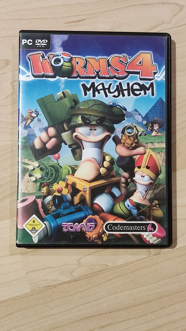 Spiele: Worms 4 PC CD-ROM - Kultiges Strategiespiel! – Gebraucht aus Schongau von Retro_Shop