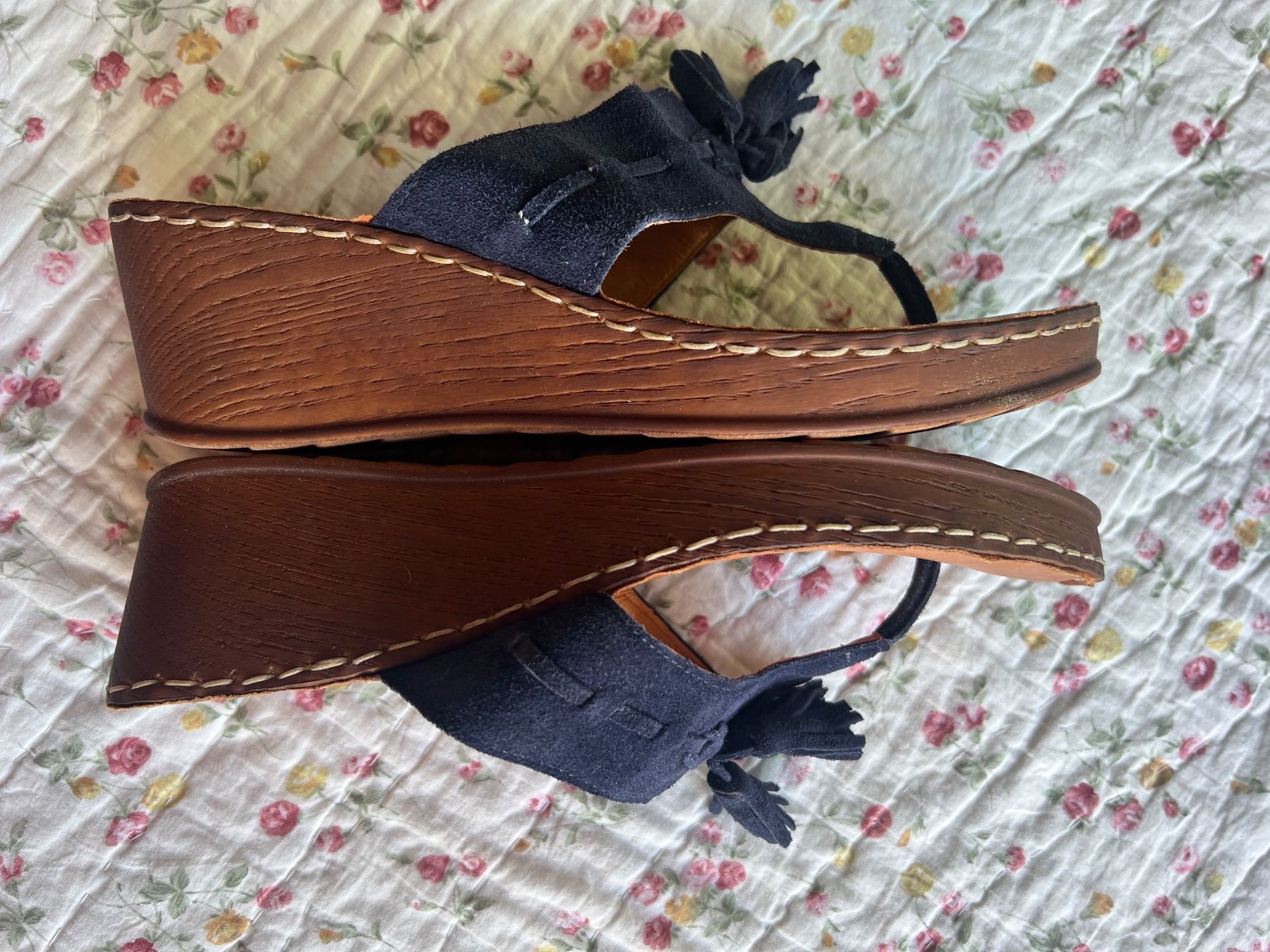 Scarpe da donna: Sandalen / Gr. 39 / Leder – Usato da Meggen venduto da heyleg1 2