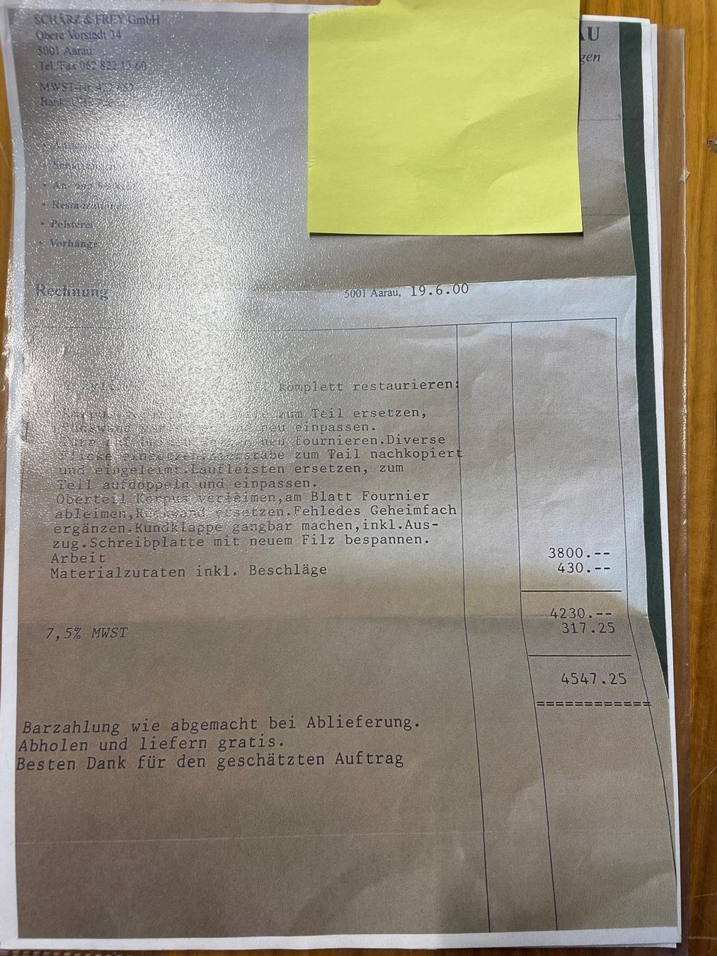 Kommoden: Sekretär - Antik - Nussbaum Furniert 110x75x165 – Gebraucht aus Kleinlützel von aller-l-ei 3