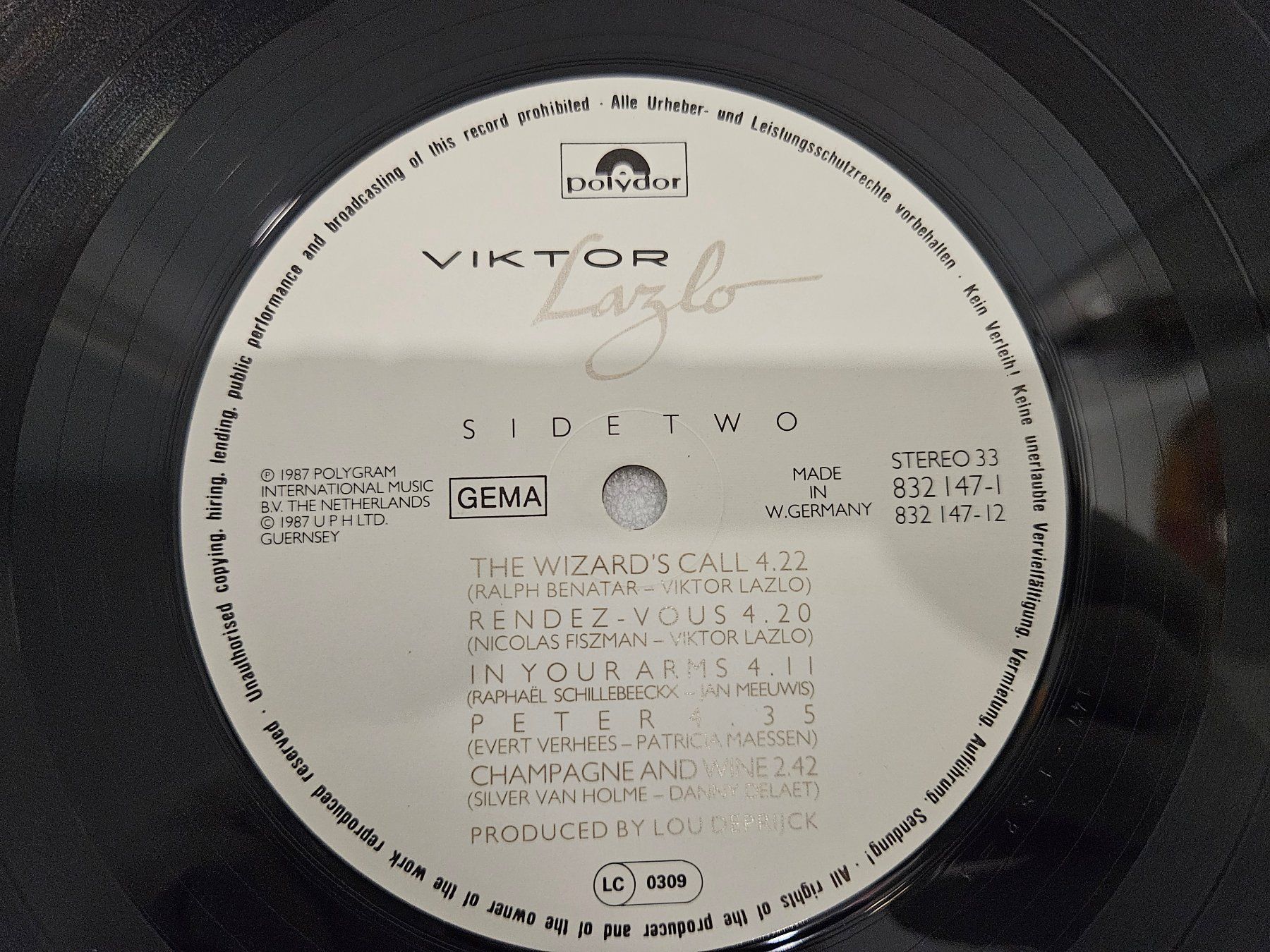 Dischi in vinile: Viktor Lazlo – Viktor Lazlo – Usato da Uster venduto da Vinyl-Leidenschaft 5