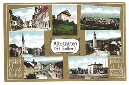 Altstätten (SG) Rheintal - 7 Bilder - Jugendstil-AK  um 1910