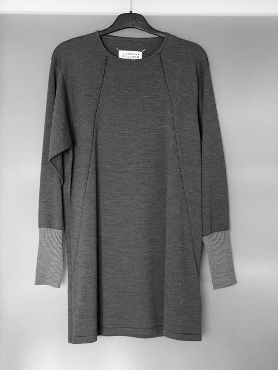 Robe En Cuir De Veau Maison Martin Margiela - Taille XS (IT 38), Grise, Sans Manches - Neuf Sans étiquettes