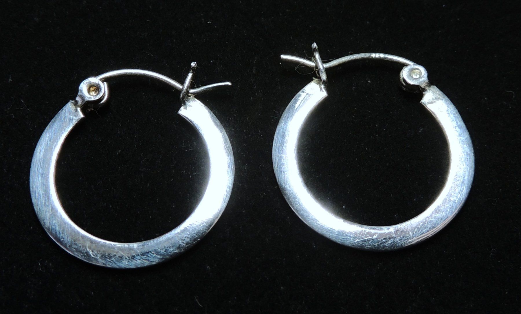Orecchini pendenti & Orecchini a lobo: Silber 925 Creolen Ohrringe 20 mm – Usato da Waldenburg venduto da schaller707