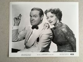 🟡Movie Foto Kinoaushang Star BOB HOPE / RHONDA FLEMING 40er