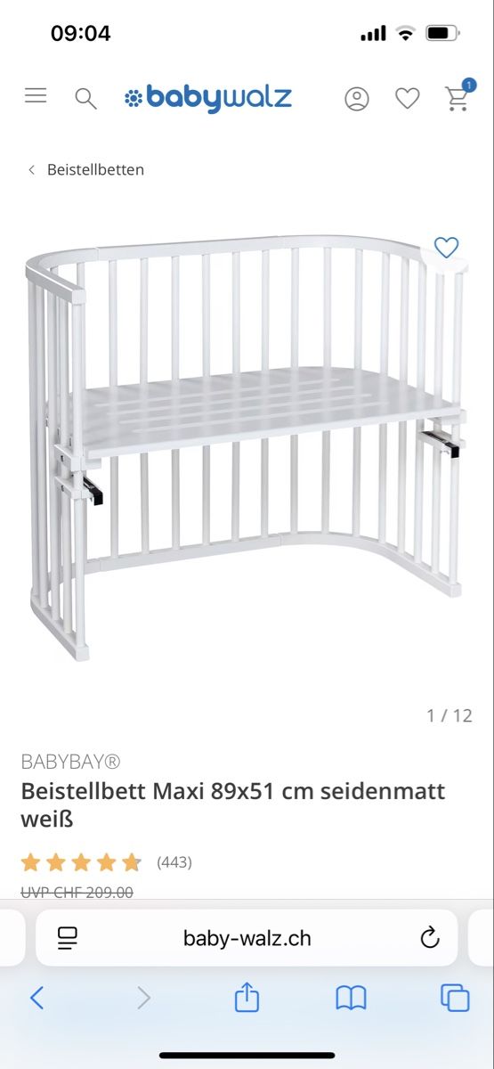 Betten: Beistellbett – Neu (gemäss Beschreibung) aus Dietikon von cam_5hf2