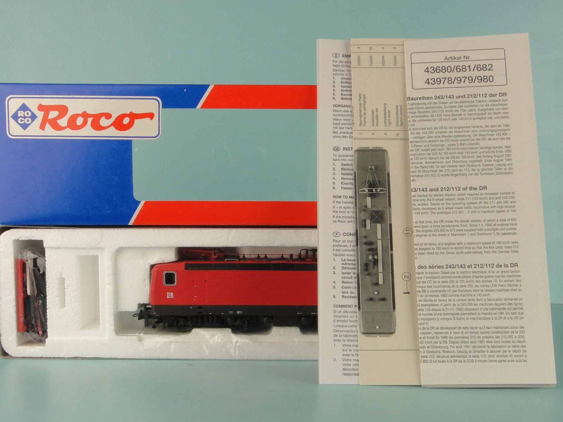 Roco Modellini di ferrovie: ROCO 43979 DR BR 112, AC – Usato da Bülach venduto da cann11 2