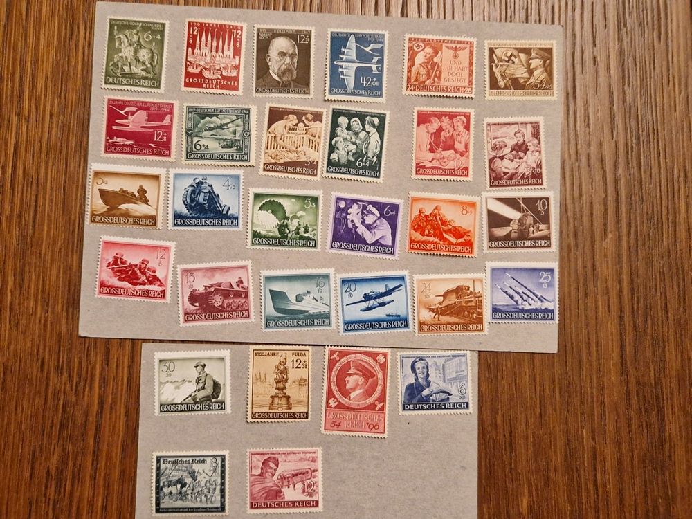 Briefmarken Deutsches Reich 1943 – Goldschmiedekunst & Pferde (Nr. 860-861) Postfrisch MNH, Prophila Collection