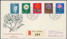 1963 - Pro Juventute - Ersttagsbrief FDC ET