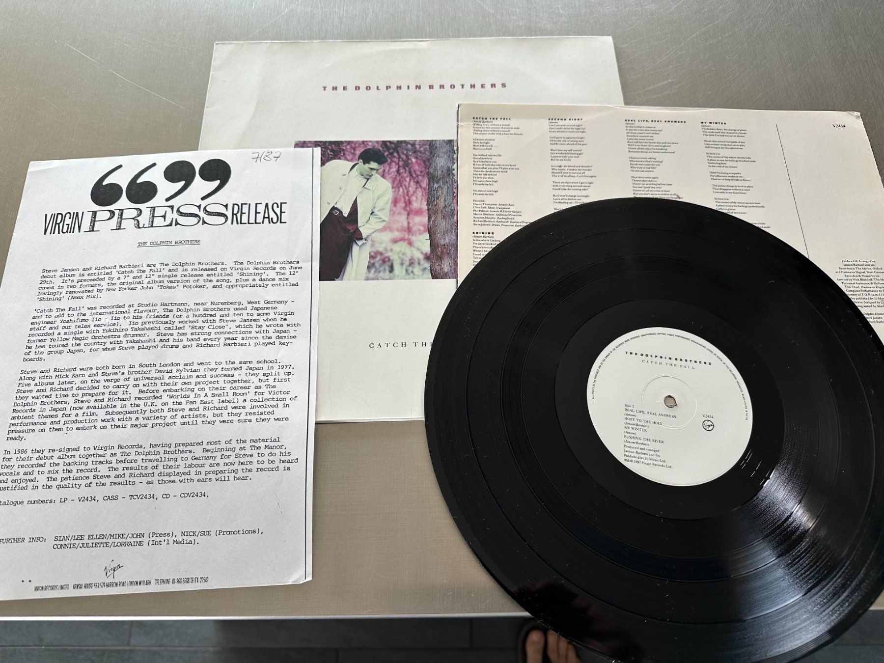 Dischi in vinile: THE DOLPHIN BROTHERS LP CATCH THE FALL – Usato da Sion venduto da jaipur1401 3
