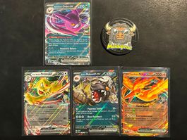 Destined Rivals (DRI) 4x EX cards Bundle EN NM