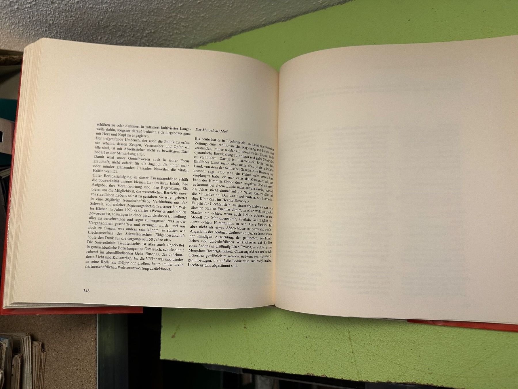 Livres: Adulf Peter Goop: Liechtenstein. Gestern und heute. – D'occasion à Zürich par allp 8