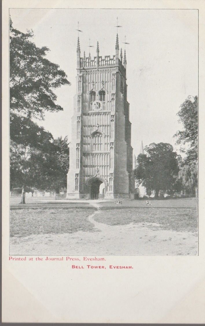 Cartoline postali: old UK Postcard EVESHAM - BELL TOWER Smith's series unposted – Usato da Vezia venduto da Aquarius_Age
