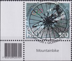 2008, Nr.1277 "Olympia" mit ET-Voll-Stempel +ECKTABS