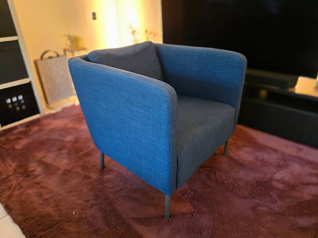 Ikea Poltrone: IKEA Ekerö Sessel blau – Usato da Hinteregg venduto da Weilenmann03 1