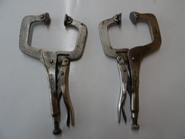 2 Vise-Grip C-Klemmen Metall  Werkzeug