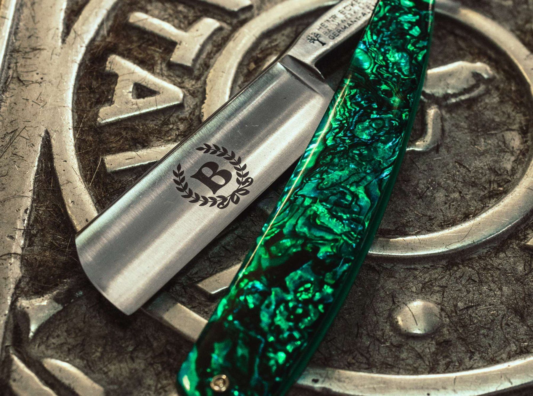 Rasoi & Lamette da barba: Böker Abalone – Nuovo e nell'imballaggio originale da Aadorf venduto da musur68 2