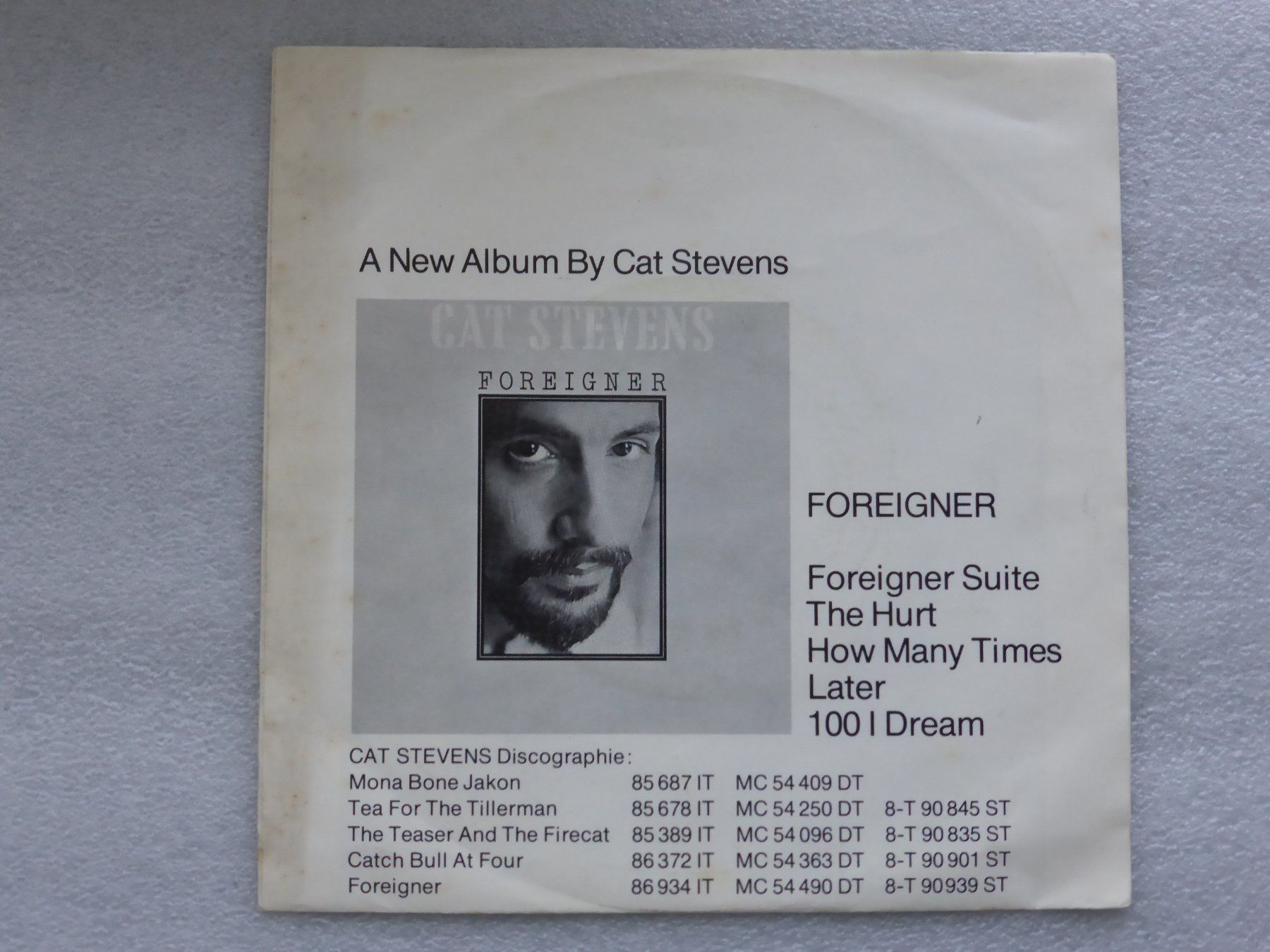 Dischi in vinile: Vinyl Single   CAT STEVENS – Usato da Küssnacht am Rigi venduto da Mondkinder 3
