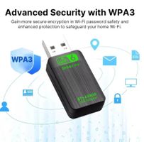 USB AX900 WiFi 6 Bluetooth 5.4 Adapter 2in1 Dongle Dual Band