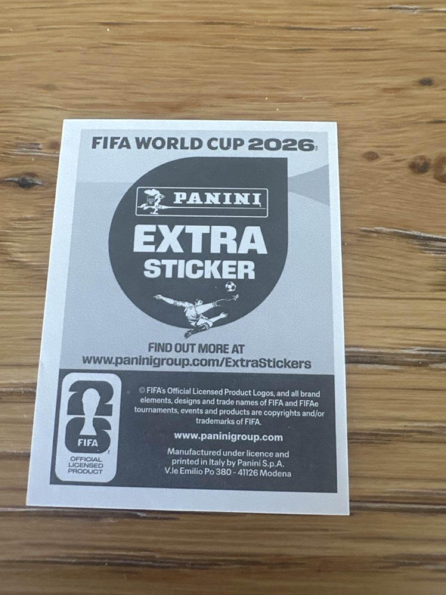 Panini Carte collezionabili: Panini Extra Sticker Raúl Jiménez World Cup 2026 Basic – Nuovo e nell'imballaggio originale da Grandson venduto da Carpal 1