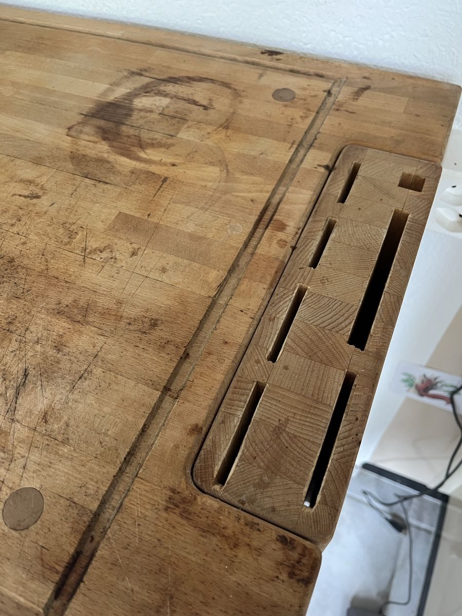 Cucine complete: Küchenmöbel mit Messerblock (Holz/Edelstahl) – Usato da Winterthur venduto da Maetzdotnet 2