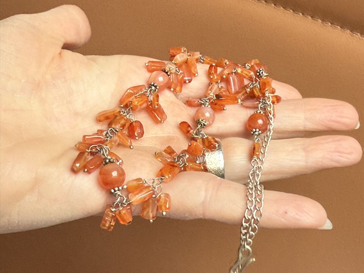 Catenine: Schöne Karneol Kette NEU – Nuovo e nell'imballaggio originale da Basel venduto da Chili007 4