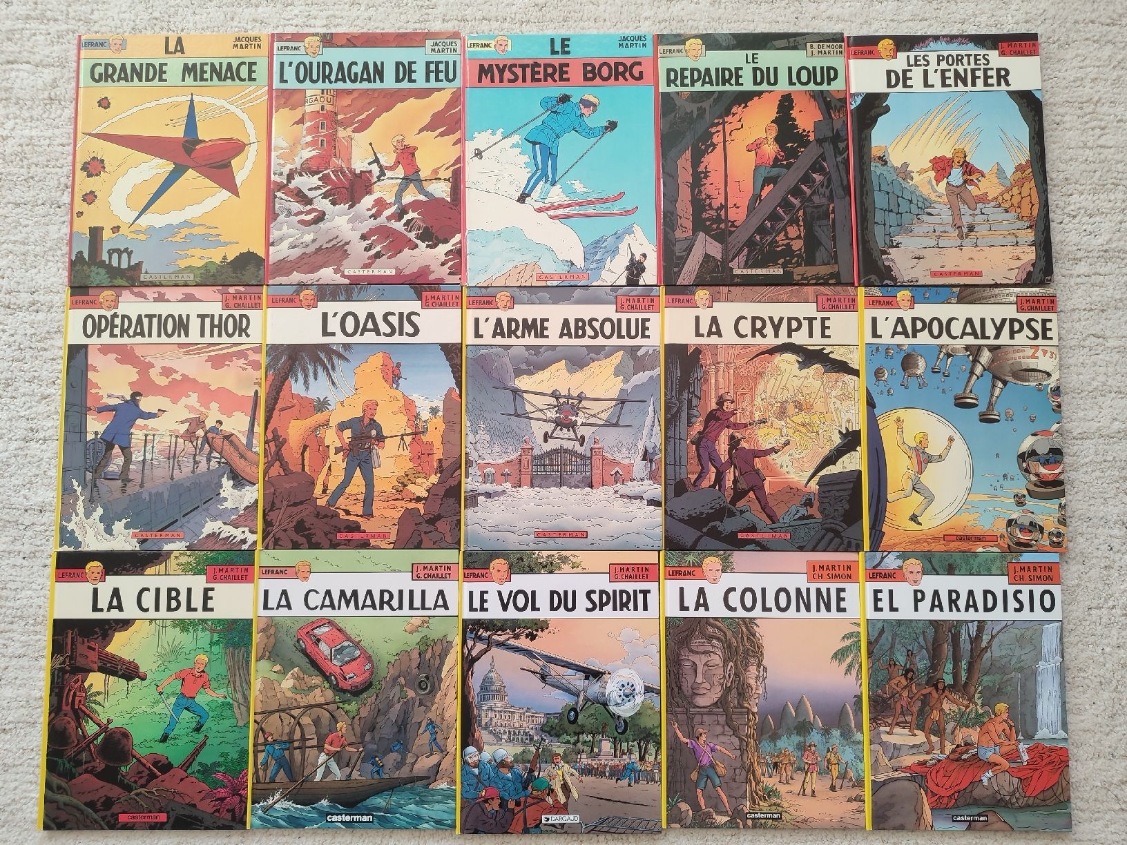 Comics: 15 BD LEFRANC – Gebraucht aus Bougy-Villars von Vogue
