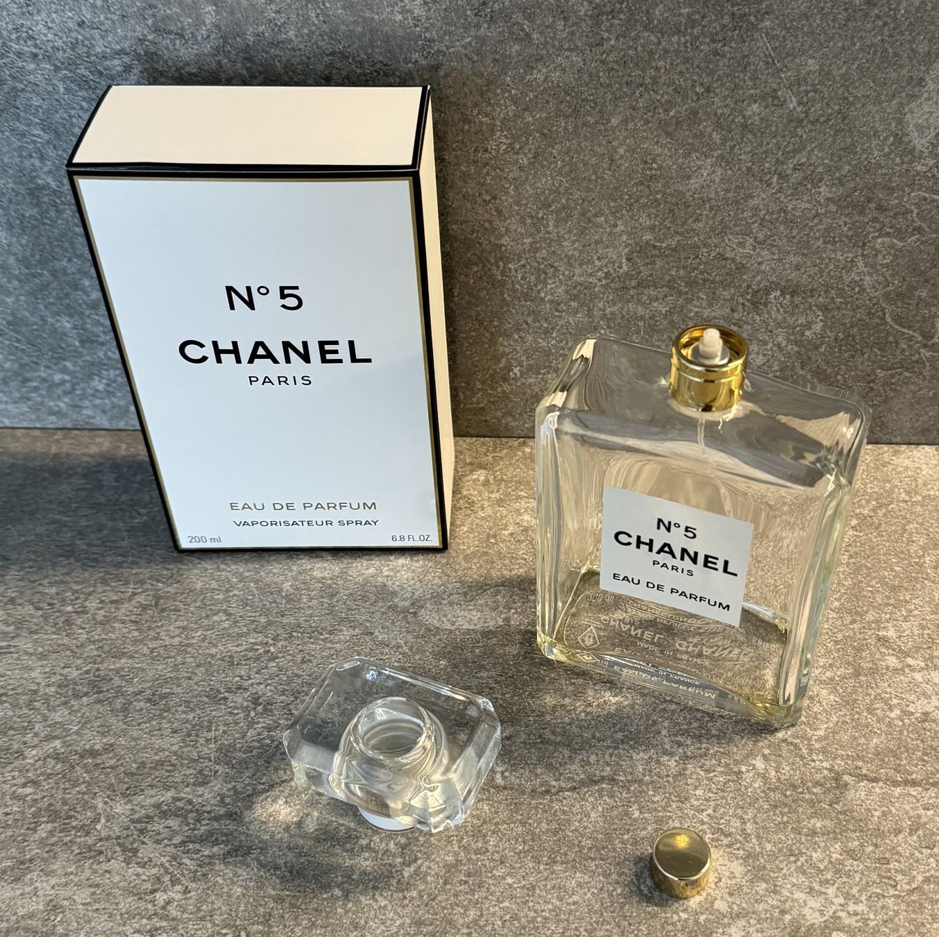 Chanel Flaconi: CHANEL N°5 200ml FLACON LEER ... – Nuovo (secondo la descrizione) da Klosters venduto da ClodiKL 2