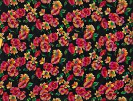 Baumwollstoff 50  x  140 cm  bunte Blumen