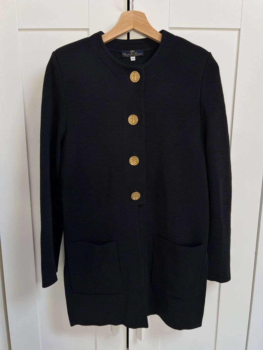 Maglioni & Felpe: Schwarzer Pullover Cardigan Gr. 38 Royal Mer Bretagne – Usato da Menzingen venduto da nas_6ncr