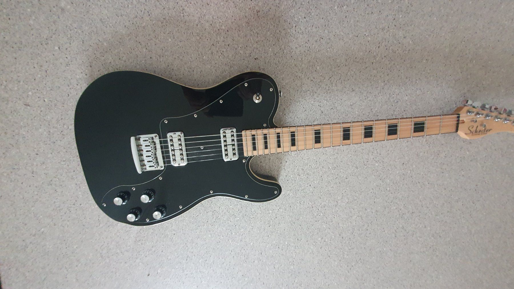 Schecter Strumenti musicali: Shecter Fastback Telecaster Olympic Black – Usato da Boswil venduto da cla_t6wy 1