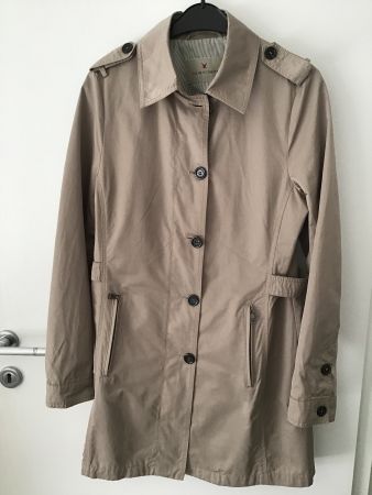 FUCHS SCHMITT REGENMANTEL KURZ BEIGE GR. 36