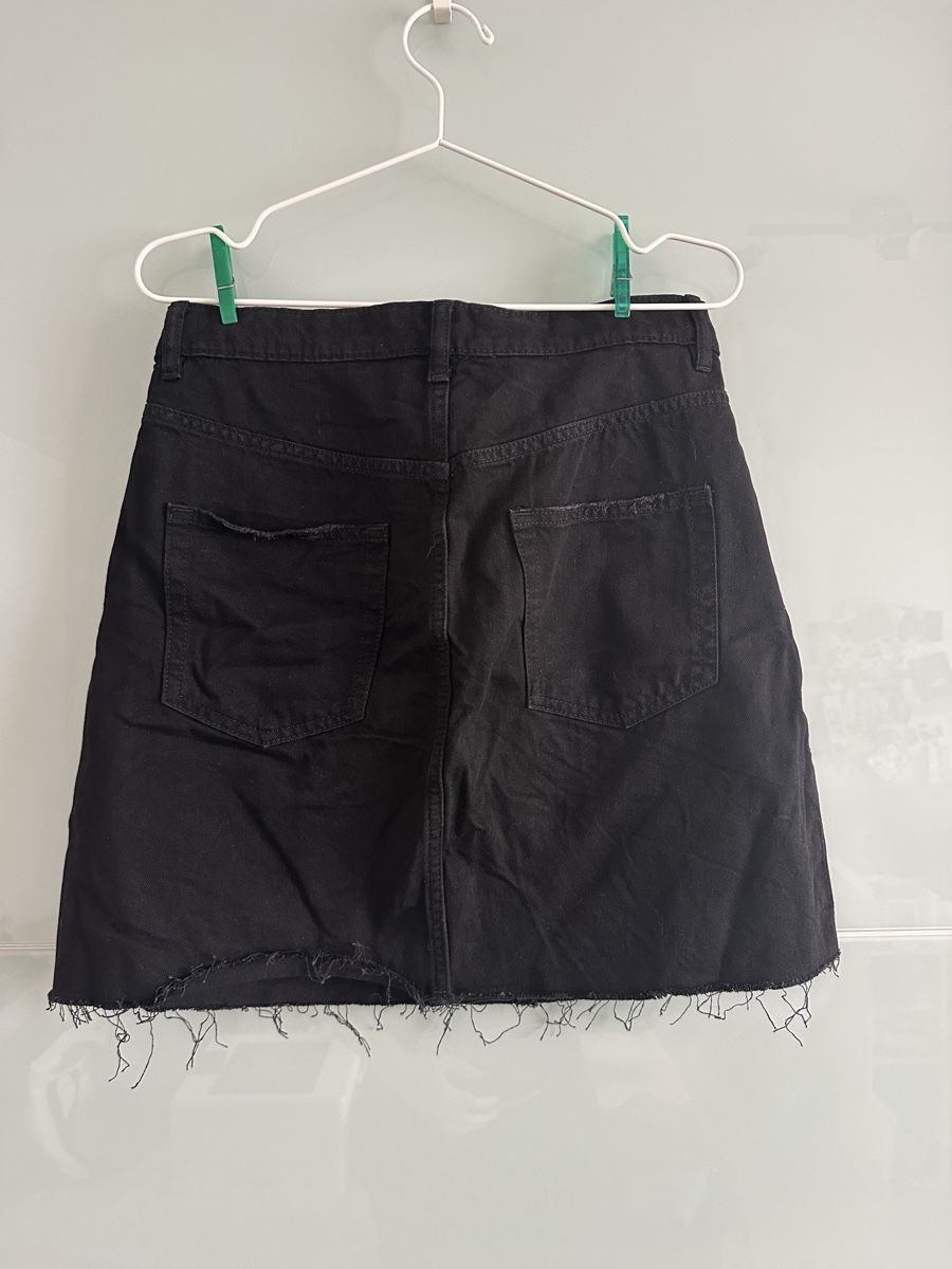 H&M Gonne: H&M Jeansjupe, schwarz, 40 – Nuovo (secondo la descrizione) da Schwarzhäusern venduto da alenaner 2