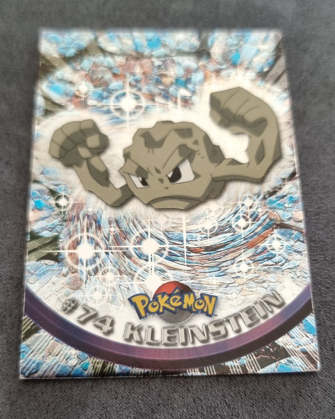 Pokémon Carte collezionabili: Pokémon Topps Holo blau #74 Kleinstein – Usato da Roggwil BE venduto da S_Cards 4