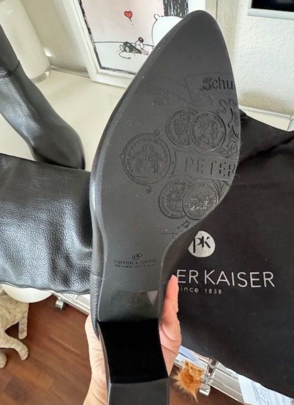 Kaiser Damenschuhe: Peter Kaiser Stiefel Glattleder 6.5 40 NEU – Neu (gemäss Beschreibung) aus Männedorf von Topojasa 8