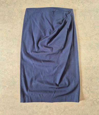 MAX& CO JUPE XS 34 ROCK BLAU BLEISTIFTROCK TOP ZU BLUSE SHIR