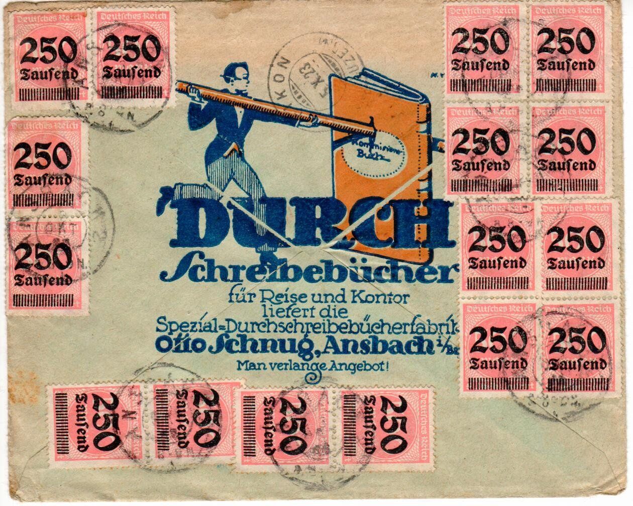 Tutti i francobolli: Brief deutsches Reich 1923 – Usato da Wolhusen venduto da Curver9