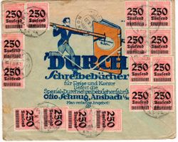 Brief deutsches Reich 1923