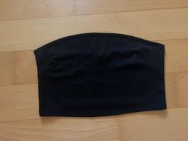 Bandeau-Top schwarz - H&M (M)