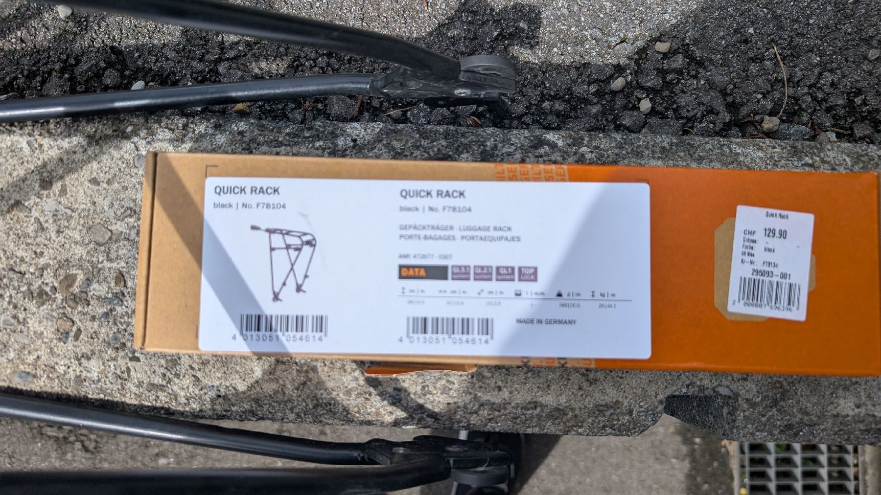 Ortlieb Pezzi di ricambio: Ortlieb Quickrack – Usato da Thun venduto da maschuep 2
