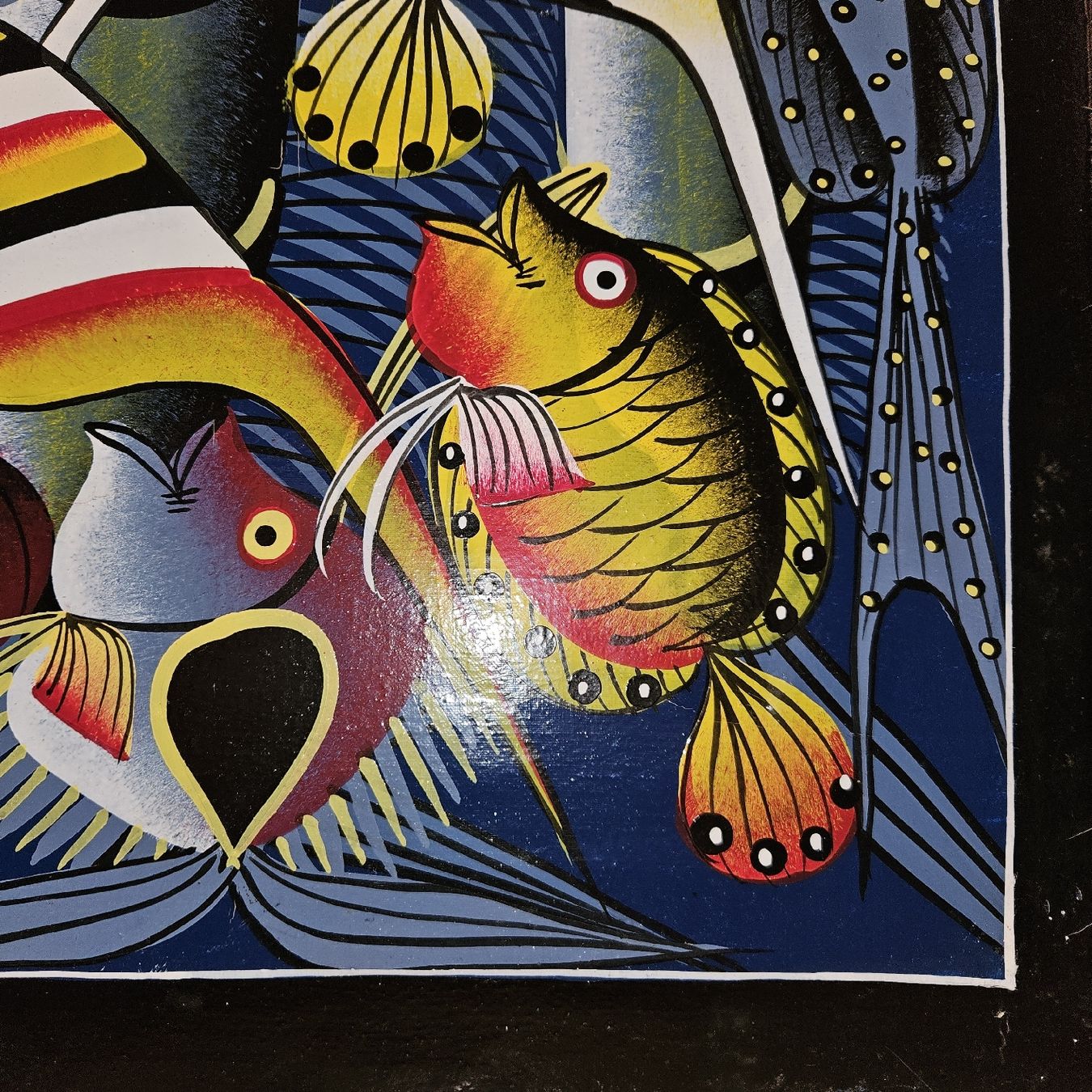 Dipinti: Sakrahl ,  Fischbild, Original, Kunst, Top! – Usato da Kriens venduto da gra_fhn7 5