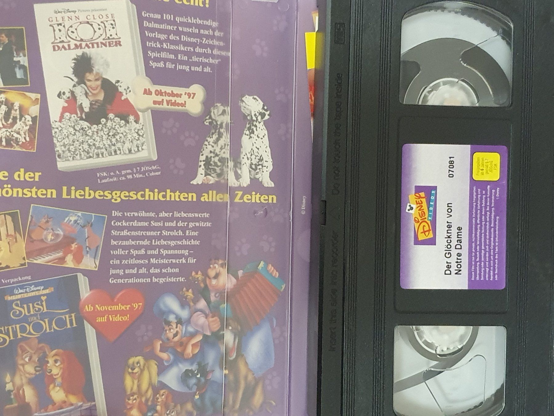 Alle VHS: Der Glöckner von Notre Dame VHS Disney – Gebraucht aus Oberdorf BL von BaldenEagle 1