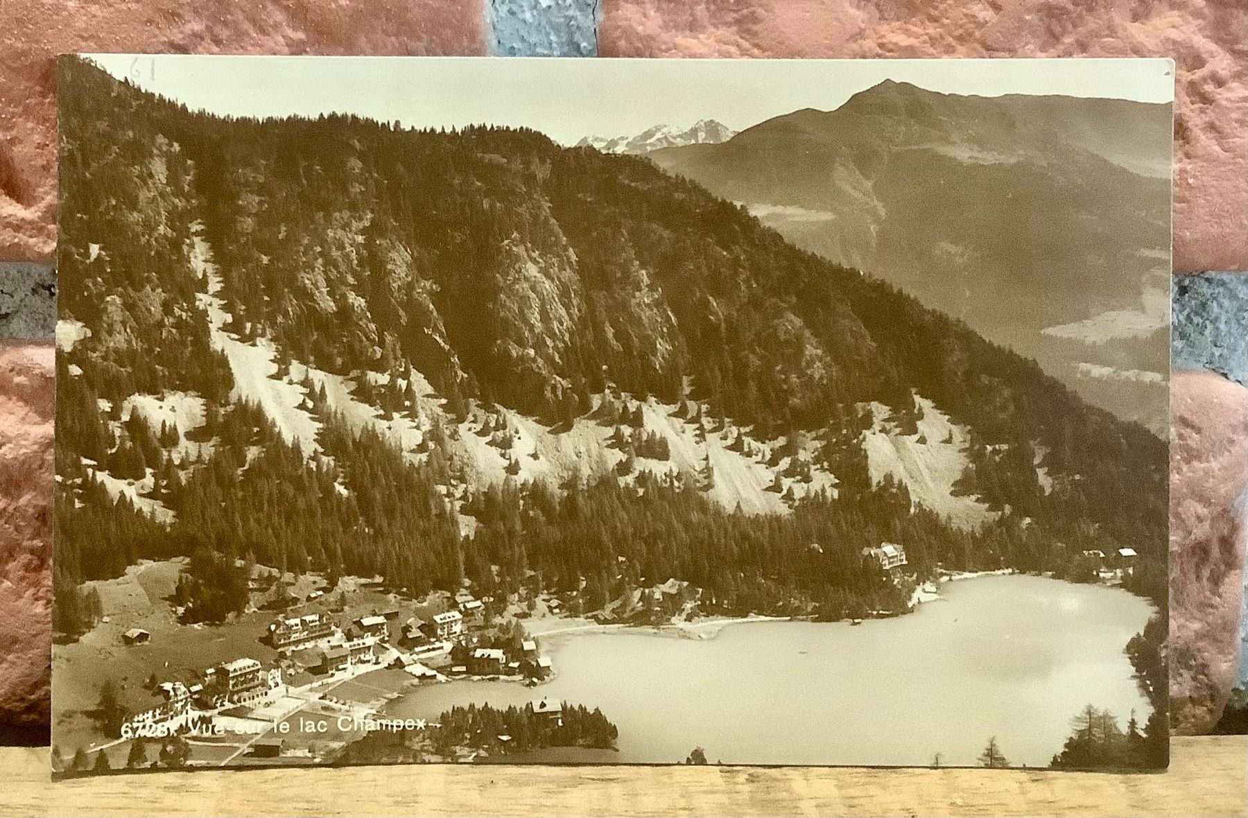 Cartes postales: Vue sur le LAC CHAMPEX - Bergsee – D'occasion à Root par ENGLAND-TREASURES