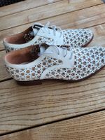 Konstantin Starke Lederschuhe, Weiss, Top Zustand, Gr. 36