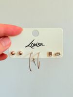 Ensemble de boucles d'oreilles Lovisa - Neuf, jamais porté!